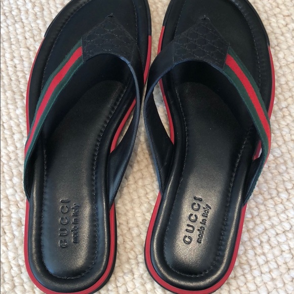 gucci flip flops size 14